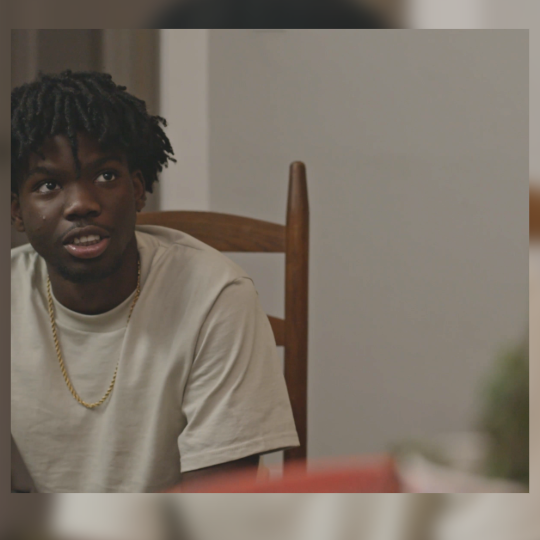 Project still of young man in episode 1